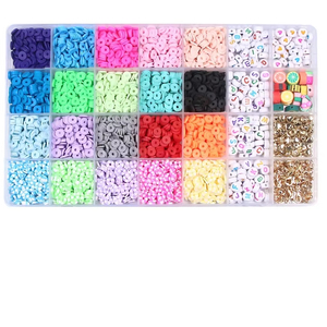 Cuentas de Resina Transparentes para Joyería Hecha a Mano, Kit de Cuentas de Plástico para Manualidades, Cuentas de Plástico Planas para Pulseras DIY - Product Image 4