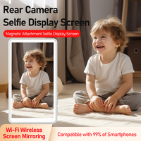 Nouveauté Grand écran LCD Vlog Selfie Monitor Écran magnétique pour téléphone Vlog Selfie Monitor pour iPhone et téléphones Android