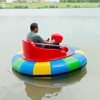 Bateau tamponneur gonflable électrique Meierya M-082 en fibre de verre pour 2 personnes, bateau de divertissement écologique pour parc aquatique