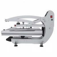 Presse à chaud semi-automatique à ouverture par clapet avec verrouillage magnétique pour transfert par sublimation sur matériaux enduits, Nouveau modèle 220V