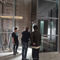 Ascenseur à traction moderne de fabrication directe avec cadre en acier pour villas, hôtels, appartements, supermarchés et entrepôts