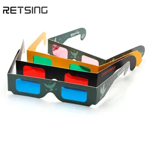 맞춤형 렌즈 컬러 패션 파티 안경 3D
