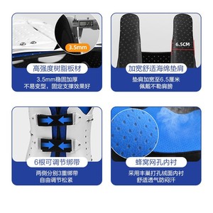 Cofoe Thoracolumbar <b>Brace</b> 46cm Resin Material Spinal <b>Support</b> Postoperative Care - Product Image 1