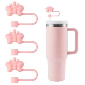 Cubiertas de Silicona para Pajitas con Diseño de Corona, Venta al por Mayor, Tapas Reutilizables para Pajitas para Vasos Stanley de 40 oz y Botellas de Agua - Product Image 1