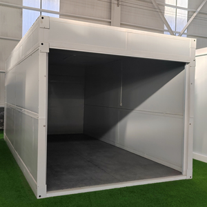 Maisons modulaires pliables et extensibles les plus vendues pour bureaux et rangements de garage avec structure en acier, installation rapide - Product Image 1