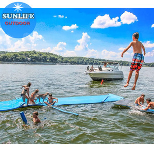 Alfombrilla flotante de 3 capas para natación, estera deportiva multifuncional para piscina, <span class=keywords><strong>playa</strong></span>, Océano y <span class=keywords><strong>Lago</strong></span>, precio de fábrica - Product Image 2