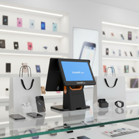Terminal de point de vente Android professionnel WiFi OEM/ODM directement de l'usine, écran simple 15,6 pouces ou double écran 11,6 pouces avec certification CE/DOC
