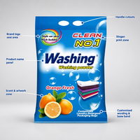 Sac d'emballage personnalisé pour lessive Yuancheng, imprimé en couleur, avec poignée en plastique, fournisseur en gros OEM ODM