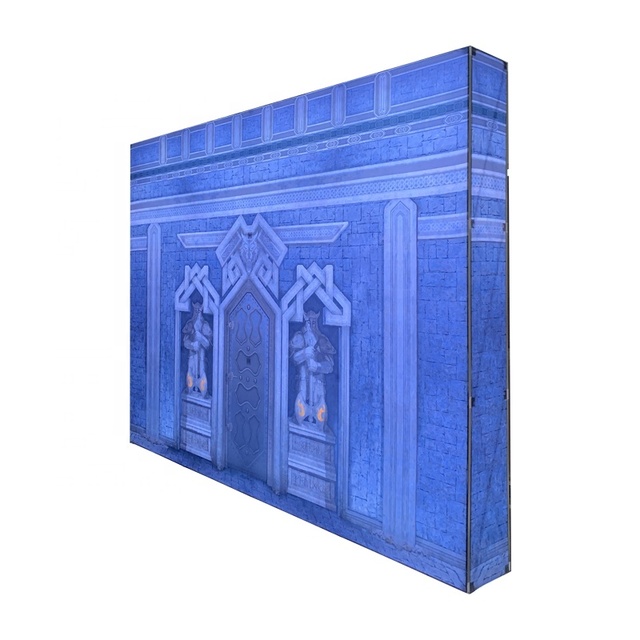 Portable Aluminum Frame LED SEG Fabric Backdrop Display Stand Pop up Backlit Light Box 8x8ft Straight Trade Show Booth
