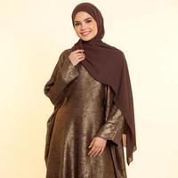 Abaya papillon en bronze pour femmes, vêtements modestes islamiques pour les pays du Golfe, le Royaume-Uni et l'Europe