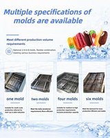 Machine à glaces professionnelle Tolcat, machine commerciale pour la fabrication de glaces aux fruits variés et de glaces au lait dans les salons de thé