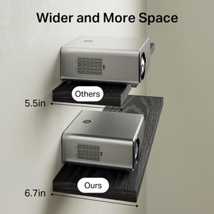 Phòng Khách Giá Đen Rượu Vang Nổi Kệ 22.5 <span class=keywords><strong>Inch</strong></span> Treo Tường Gỗ Kệ Đặt 2 Cho Phòng Khách 22lbs Công Suất Chai - Product Image 5