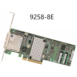 Cartes de contrôle <span class=keywords><strong>RAID</strong></span> LSI Mega <span class=keywords><strong>RAID</strong></span> SAS 9285-8e LSI00284 avec interface PCIe 2.0 X8, puce SAS2208, huit ports externes 6 Gb/s - Product Image 1