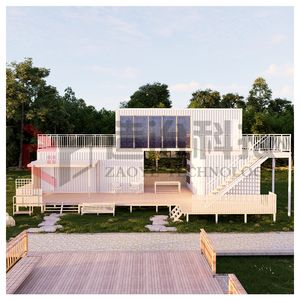 Роскошный 20ft передвижной дом, модульный портативный 40-футовый контейнерный дом, реконструкция зоны бедствия для квартир, отелей - Product Image 4