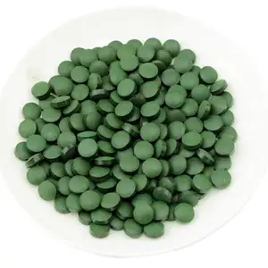Tablet Organik Ekstrak Klorella Alami, Bubuk Spirulina Organik