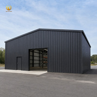Almacén de Estructura de Acero Prefabricado, Fácil Montaje y Acceso, Taller Metálico Comercial, Edificio de Almacenamiento