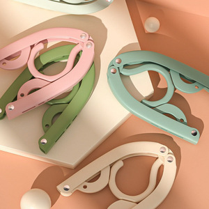 Perchero Plegable Portátil para Ropa, Tipo Gancho, en Verde, Rosa, Beige y Azul, para Viajes, Hogar, Dormitorio, Organizador de Ropa - Product Image 2
