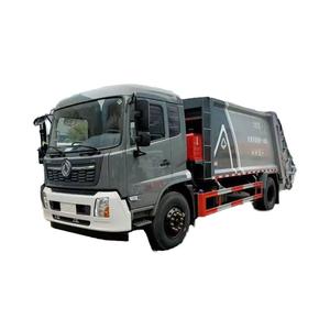 รถบรรทุกอัดขยะคุณภาพสูง Dongfeng 15 ลูกบาศก์เมตร ทนทาน รถบรรทุกอัดขยะแบบเท - Product Image 1