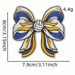 Parche Bordado con Tema Deportivo, Parche con Letras de Amor al Fútbol para el Día del Partido, Bordado Personalizado Termoadhesivo para Ropa - Product Image 4