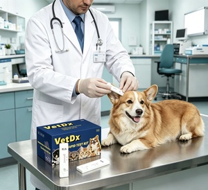 Kit de Pruebas Rápidas Veterinarias para Uso Doméstico, EHR/LYM/<span class=keywords><strong>ANA</strong></span>/CHW, Prueba Rápida para Gatos, Equipo de Diagnóstico Veterinario - Product Image 6