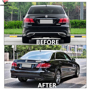 Per Mercedes Benz Classe E <span class=keywords><strong>W212</strong></span> 14-15 <span class=keywords><strong>AMG</strong></span> E63 Paraurti Anteriore, Paraurti Posteriore, Faro Cofano, Minigonne Laterali, Nuovi Morsetti, Fonte di Produzione - Product Image 5