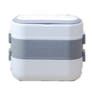 Multifunctional Electric Lunch Box Heating Cooking Lunch Box Portable 304 Stainless Steel Electric lunch box 2L