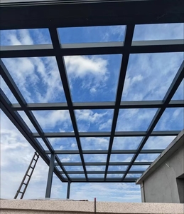 Kit de fenêtre de toit en verre avec cadre en aluminium pour véranda, extension de maison, patio, cabane - Product Image 3