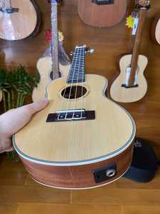 Ukulele électro-acoustique 23 pouces avec micro intégré et accordeur, 4 cordes, modèle concert, vente en gros - Product Image 3