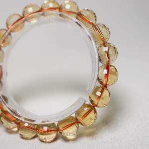 Pulsera de Citrino 100% Natural, Mejora <span class=keywords><strong>la</strong></span> Riqueza, Sanación Espiritual, Calma el Estado de Ánimo, Meditación, Piedra <span class=keywords><strong>Energética</strong></span> <span class=keywords><strong>para</strong></span> <span class=keywords><strong>la</strong></span> <span class=keywords><strong>Protección</strong></span> de los Chakras - Product Image 4