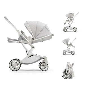 Nuevo cochecito de bebé plegable Carrito de cuatro ruedas Sistema de absorción de impactos en forma de cáscara de huevo - Product Image 2