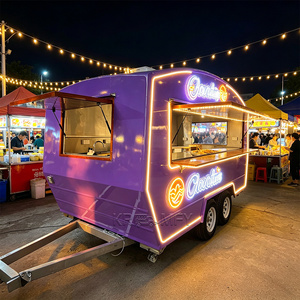 Camion de restauration unique pour dim sum, avec cuiseur vapeur, en bambou sur mesure, remorque de traiteur empilable - Product Image 6