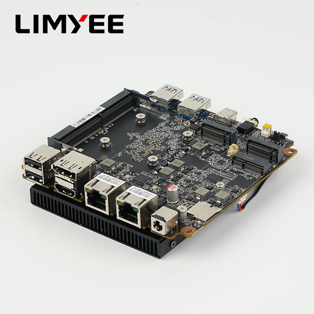 Limyee Intel N150 N97 Nano ITX Motherboard DDR5 Single Channel Dual M2 NVME Integrated Graphics CPU Included 16GB Max RAM-New