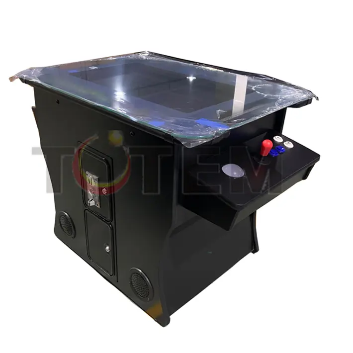 60-in-1 madeni para eğlence için oyun salonu oyun makinesi kokteyl masası Video oyunları kumandalı