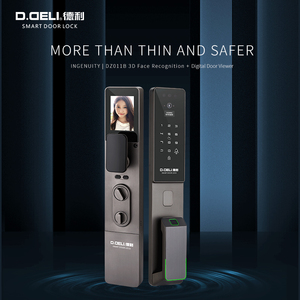 Bàn chải mặt 3D thông minh khóa thông minh siêu mỏng rắn thông minh Wifi ứng dụng từ xa Khóa cửa vân tay thông minh công nghệ cao - Product Image 3