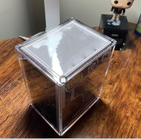 Boîte de protection en acrylique funko pop boîte de rangement funko pop boîte de protection magnétique par aspiration
