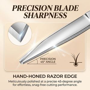 Ensemble de ciseaux professionnels pour cheveux, 12 pièces, acier inoxydable 4CR, ciseaux de coupe et d'éclaircissement pour cheveux, kit de coiffeur - Product Image 3