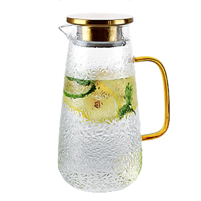 Leichte Luxus-Kaltwasser flasche Tasse Set hitze beständiges Glas Wohnzimmer Haushalt Nordic Kaltwasser flasche