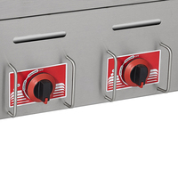 Plaque de cuisson à gaz Équipement industriel pour restaurant Plaque plate de comptoir en acier inoxydable pour barbecue/restaurant Thermostat double