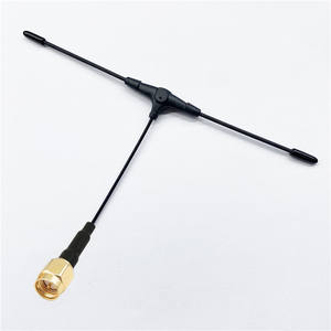 Antena Dipolar en Forma de T Bydpete SMA, Cable Coaxial RF1.37, VSWR 1.8:1 para Comunicación ELRS RX TX FPV UAV - Product Image 1
