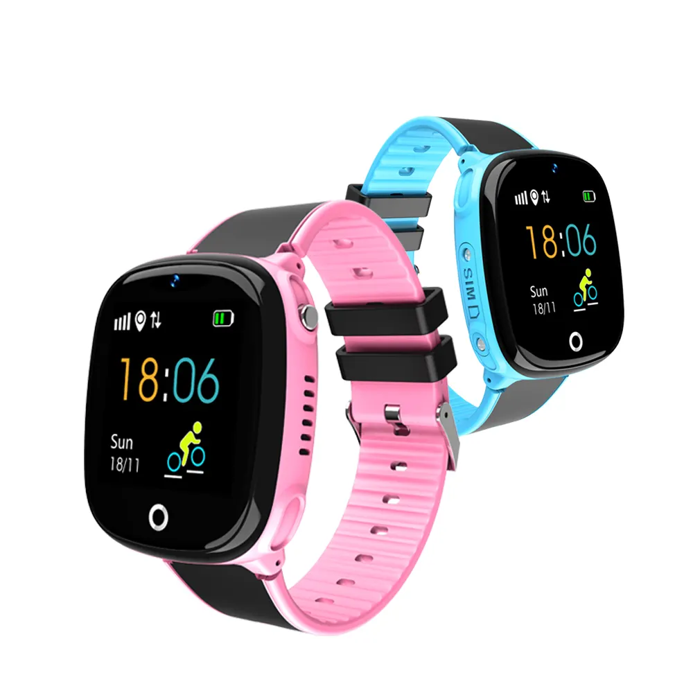 Newest Fitness Children Tracker Care Touch Screen Camera Video Call Waterproof Child Gps 2G 3G 4G Kids Smart Watch With Sim Card