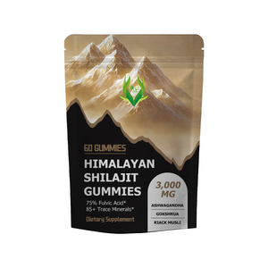 Gummies de Shilajit Naturel de l'Himalaya OEM ODM : Améliore la Concentration, Augmente la Force, Booste l'Endurance, Maintient la Santé Immunitaire - Product Image 1