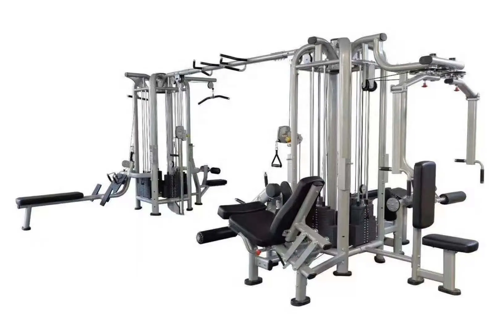 Multi equipamento funcional comercial do gym com a máquina forte pesada do exercício da pilha do peso