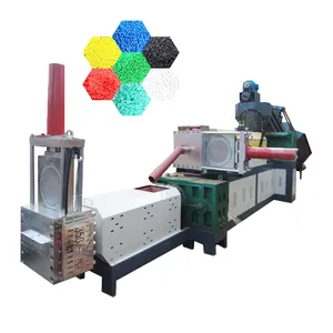 Máquina de granulado de película de plástico PP/PE/PET, línea de extrusión de reciclaje
