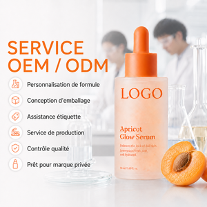 Suero Facial Profesional con Extracto de Albaricoque y Ácido Tranexámico para Hidratación Profunda, Reparación de la Barrera Cutánea Dañada, Mejora la Piel Opaca, ODM OEM - Product Image 3