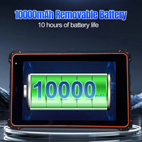 Tablette industrielle Android robuste IP68 de 8 pouces, terminal 4G LTE, écran lisible en plein soleil 1000 nits, GPS, gestion de flotte de véhicules