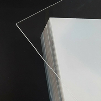 Étanche 100% vierge matériau coulé feuille acrylique transparente 2mm 3mm 4mm 5mm 6mm 8mm Transparent