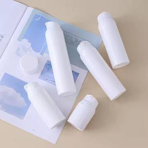 Logo personnalisé Bouteille sans air sous vide cosmétique de luxe 30ml 50ml 80ml 100ml 120ml Bouteille à pompe de lotion sans air en plastique - Product Image 3