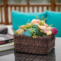 Hochwertige Großhandel Rattan Sofa Sets Aluminium Patio Wicker Möbel für Garten und Hof Anlässe