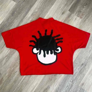 เสื้อยืดคอกลมทรงปกติ พิมพ์ลายตามสั่ง ไซส์พลัส คุณภาพพรีเมียม ผลิตตามแบบ OEM ผ้าถัก 100% คอตตอน แต่งขอบตัดสี แขนสั้น สำหรับผู้ชาย - Product Image 3