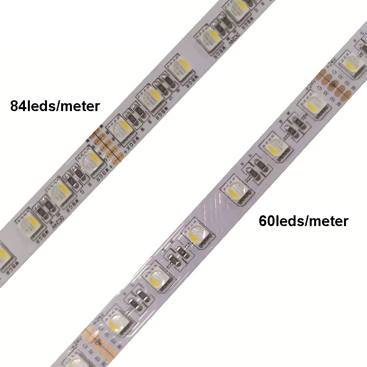 High Quality Led Strip Light Rgbw 4 in 1 Chip Led 84leds Per Meter 24v Rgbw Flexible High Brightness Led Rope Light 5meter · image 2